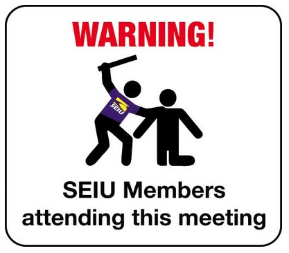 SEIU beating blog